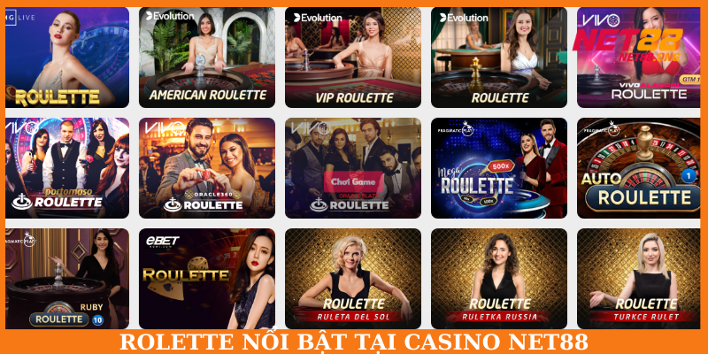 Thành viên lựa chọn nhà sáng tạo game phù hợp để chơi Roulette