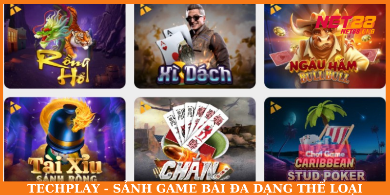 Techplay - Sảnh game với đa dạng trò chơi công nghệ hấp dẫn