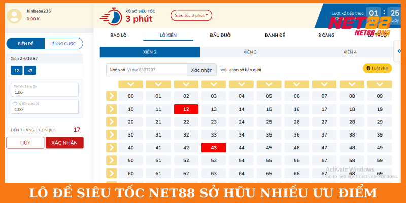 Lô đề nhanh thu hút người chơi nhờ các ưu điểm nổi trội